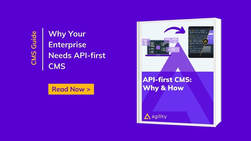 Why you should use an API-first CMS on agilitycms.com