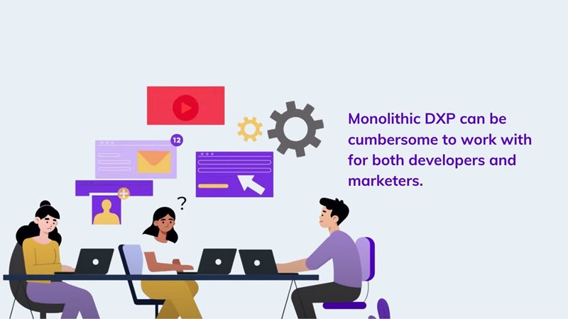 A monolithic DXP is cumbersome on agilitycms.com