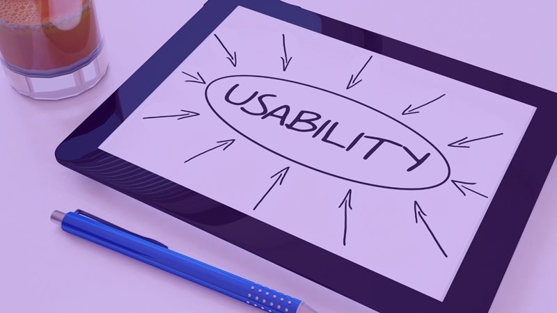 Screen pointing to usability on agilitycms.com