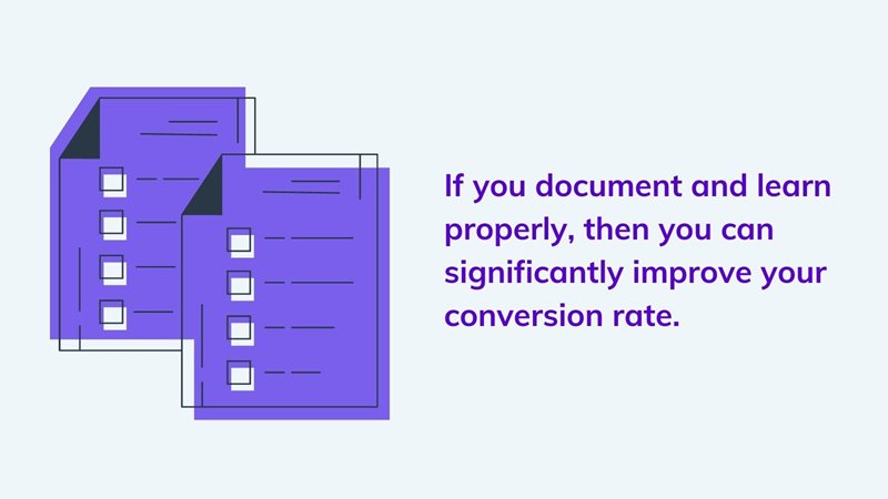 Proper documentation improves conversion rates